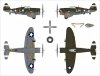 Dora Wings 48054 Republic P-47C Thunderbolt with Ferry Tank 1/48